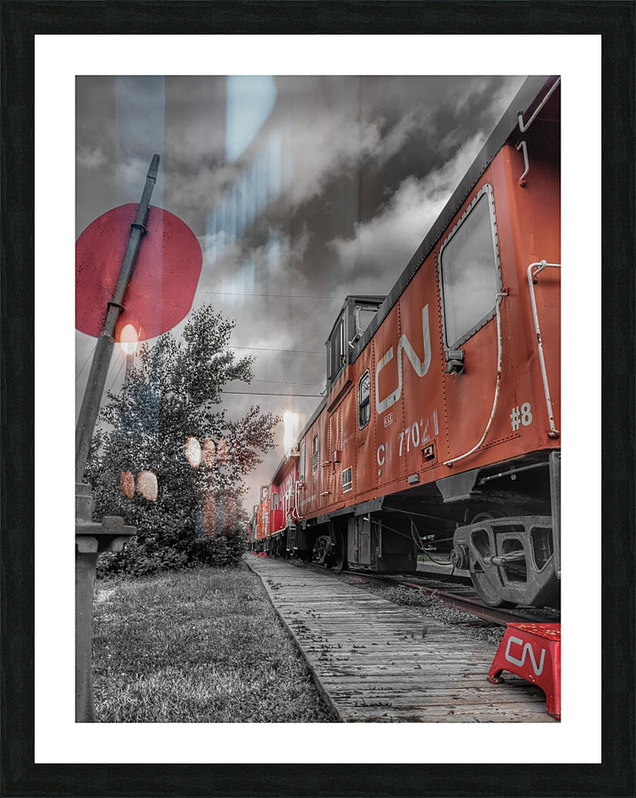 TRAIN Picture Frame print