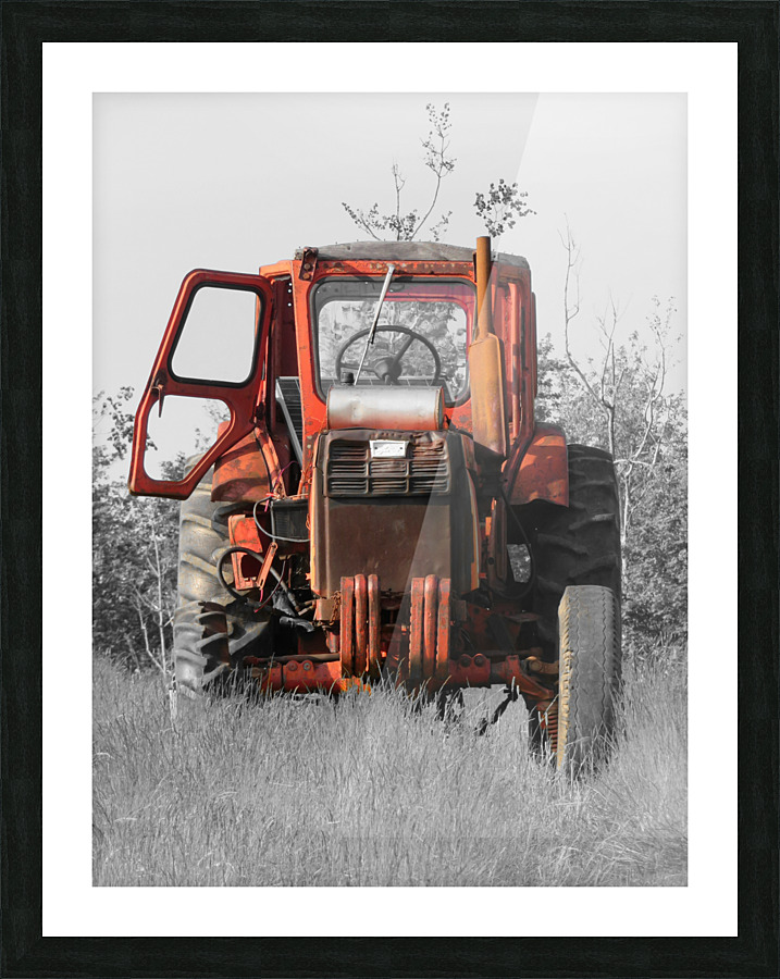 Tractor Picture Frame print