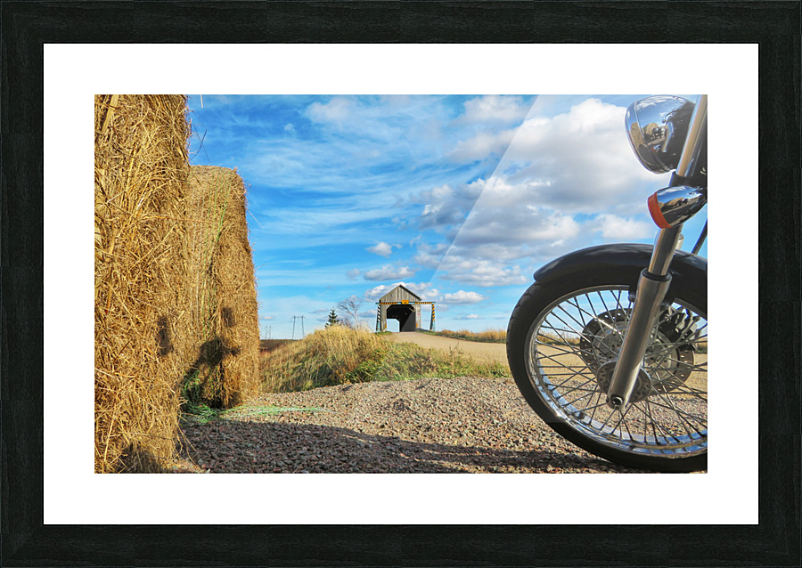 Hay Ride Picture Frame print