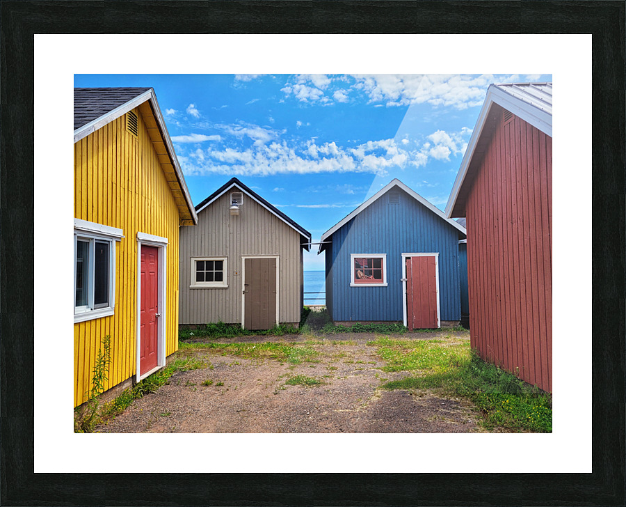 COLORFUL COAST  Picture Frame print
