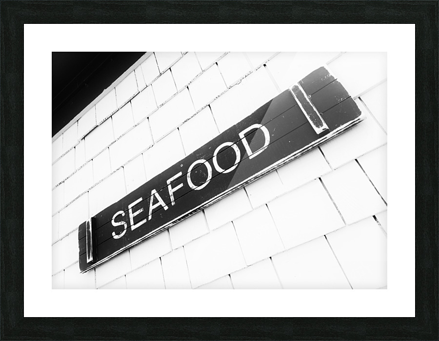 SEAFOOD Picture Frame print