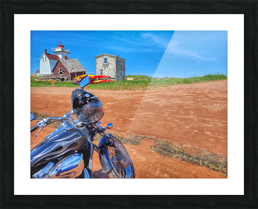 BEACHSIDE RIDE  Picture Frame print