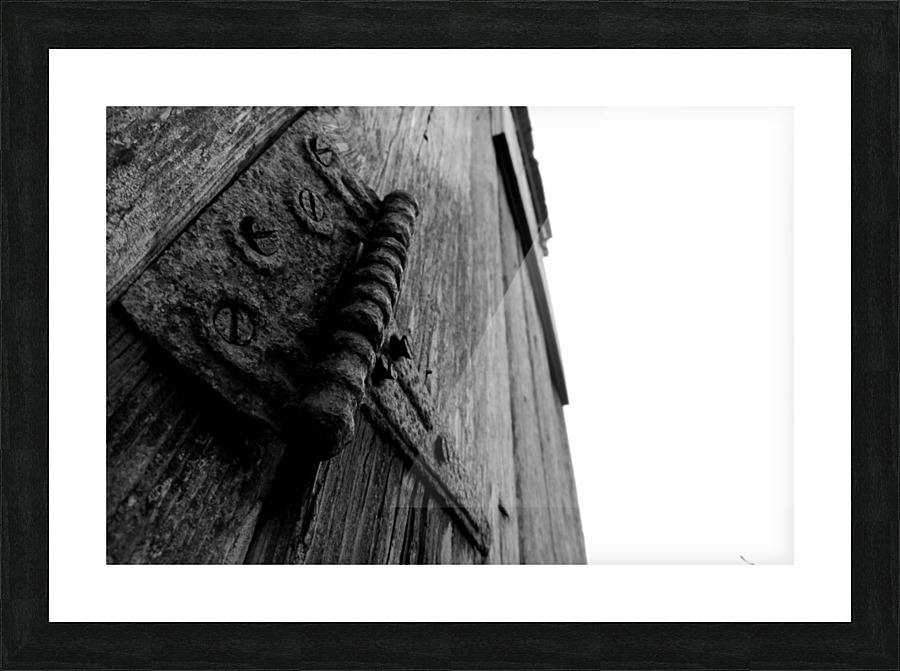 Barn hinge  Picture Frame print