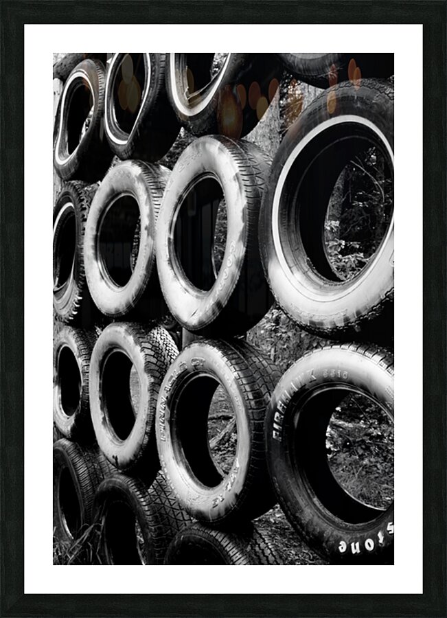 Tire wall Picture Frame Printing