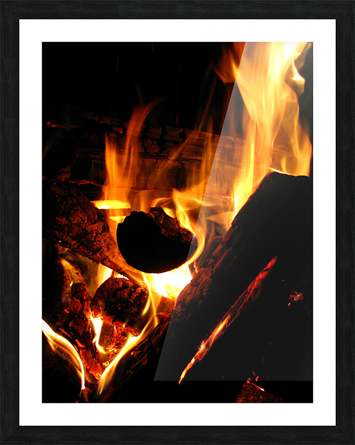 Fire Picture Frame print
