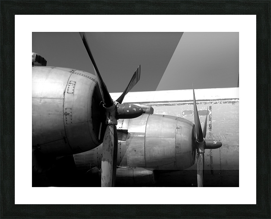 Propellers Picture Frame print