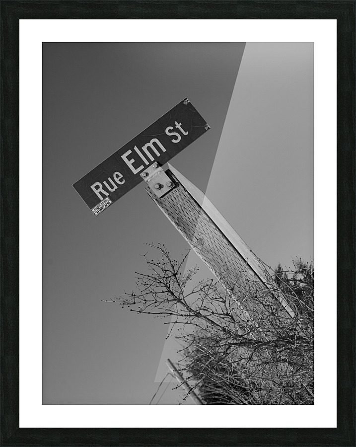 Elm Street Picture Frame print
