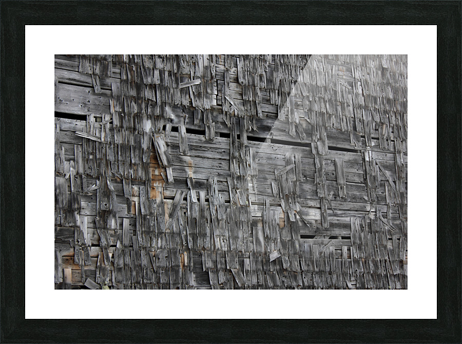Old barn wall Picture Frame print
