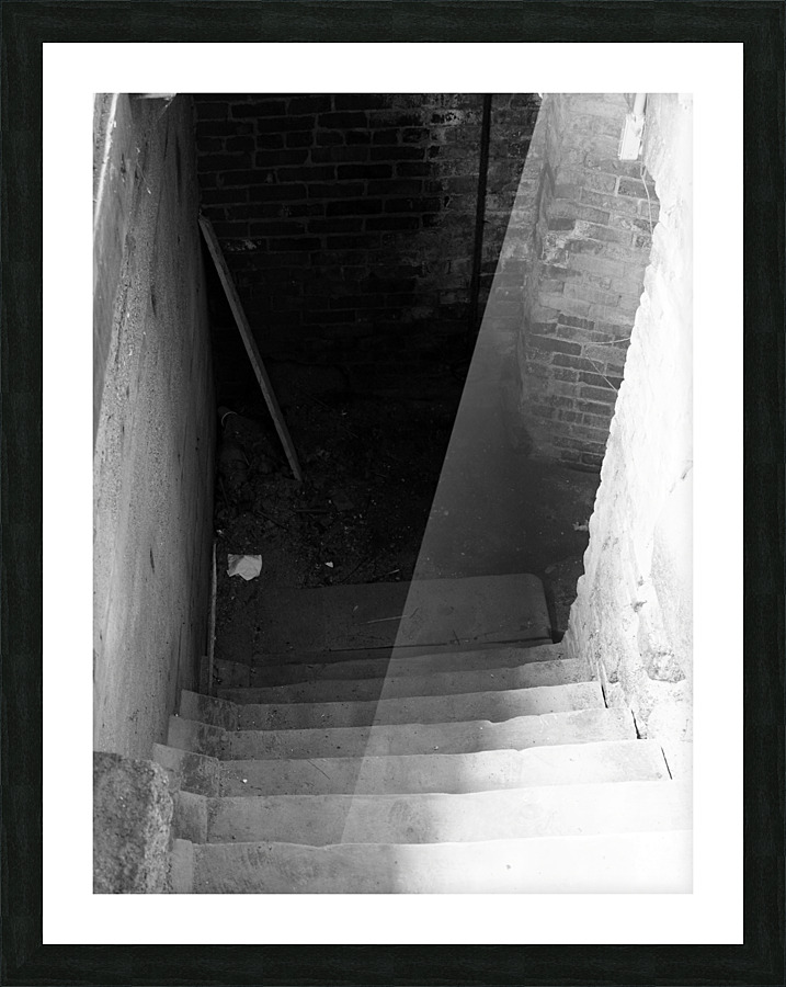 DOWNSTAIRS Picture Frame print