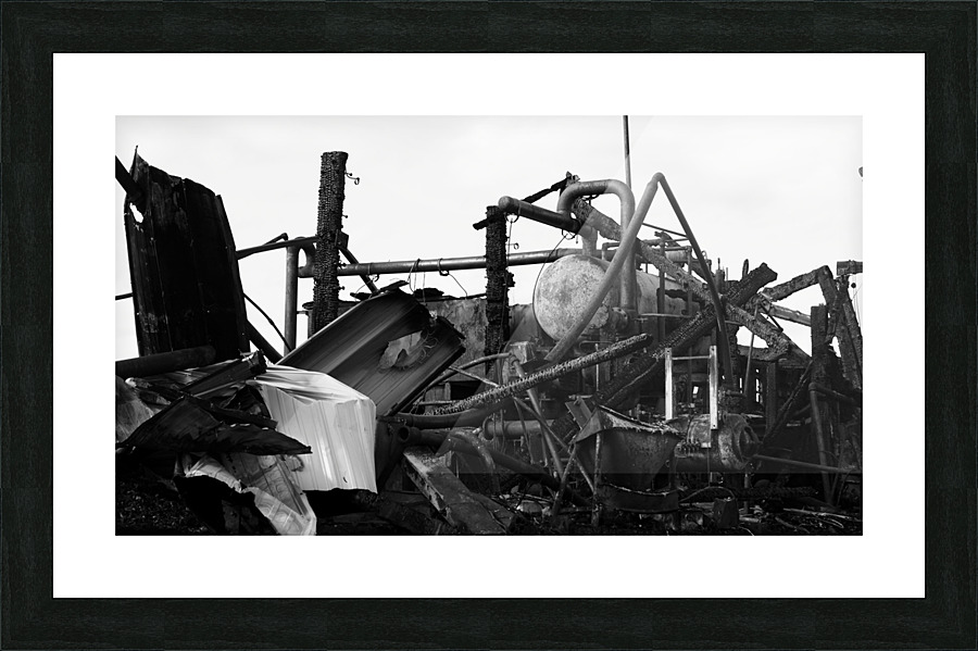 BURNT Picture Frame print