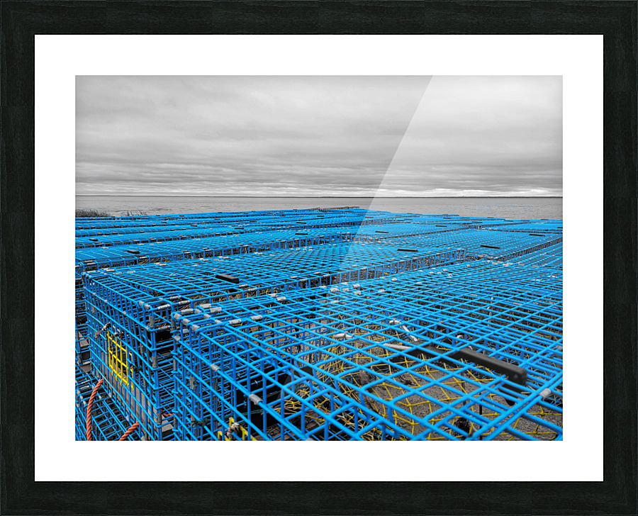 Lobster Traps Picture Frame print