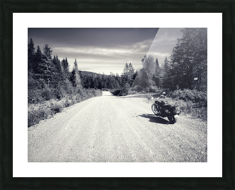 Dirt Rider Picture Frame print