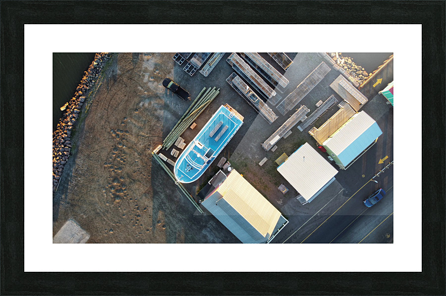 Dockside 22 Picture Frame print