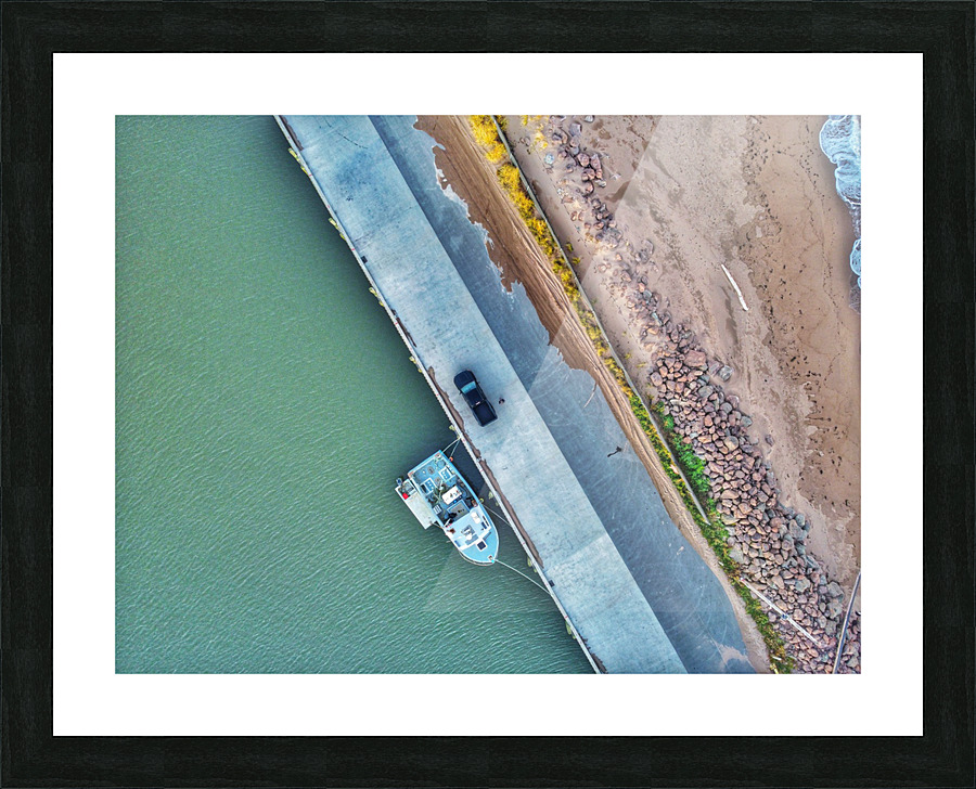 Fishing Wharf Picture Frame print