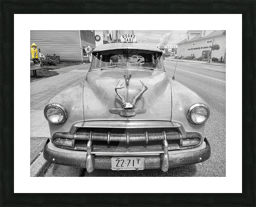 Classic Taxi Picture Frame print