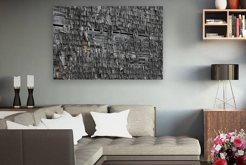 Old barn wall by Mathieu LeBlanc