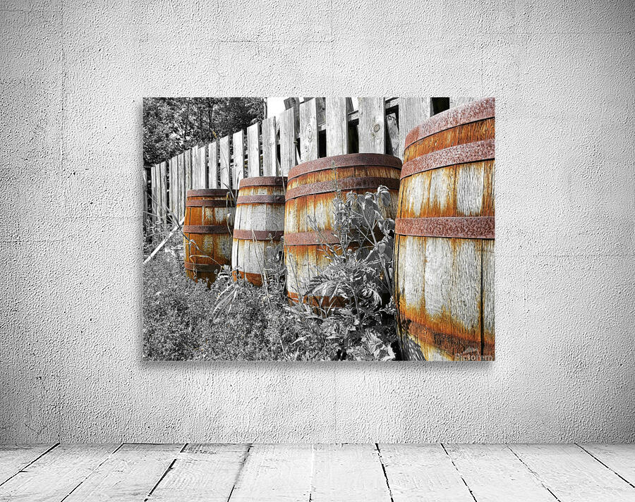 Old Barrels  Wall Preview