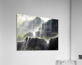 229    Cliffside Spring Waterfall Acrylic Print