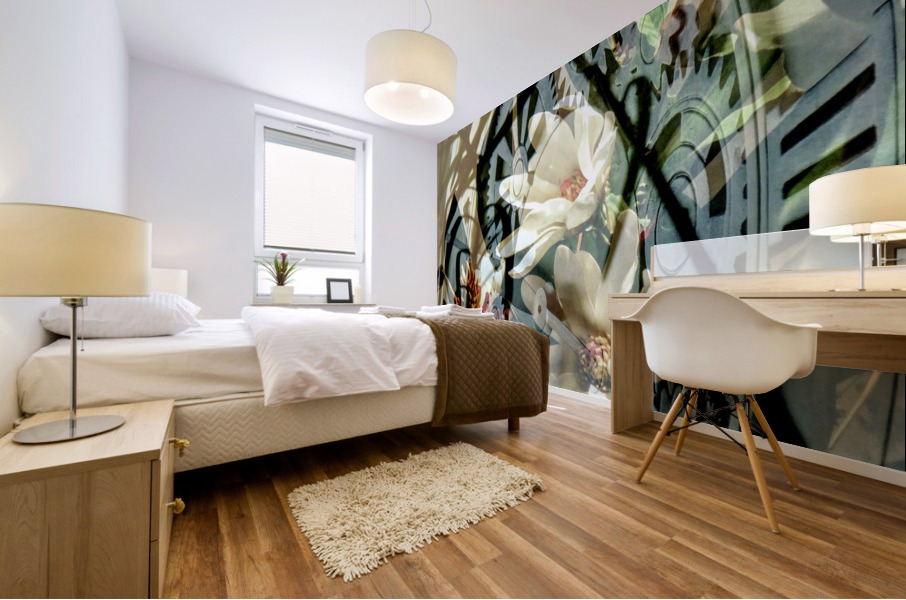 150    Flower Time Mural print