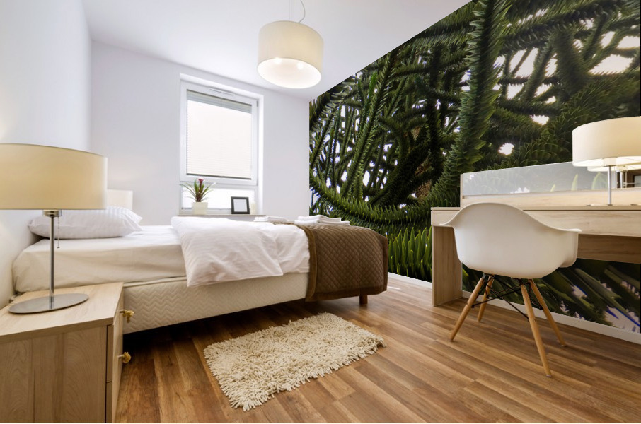 226 Monkey Tree detail Mural print