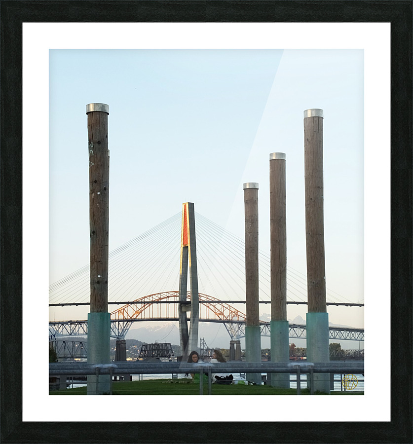 147   Juxtaposed Picture Frame print