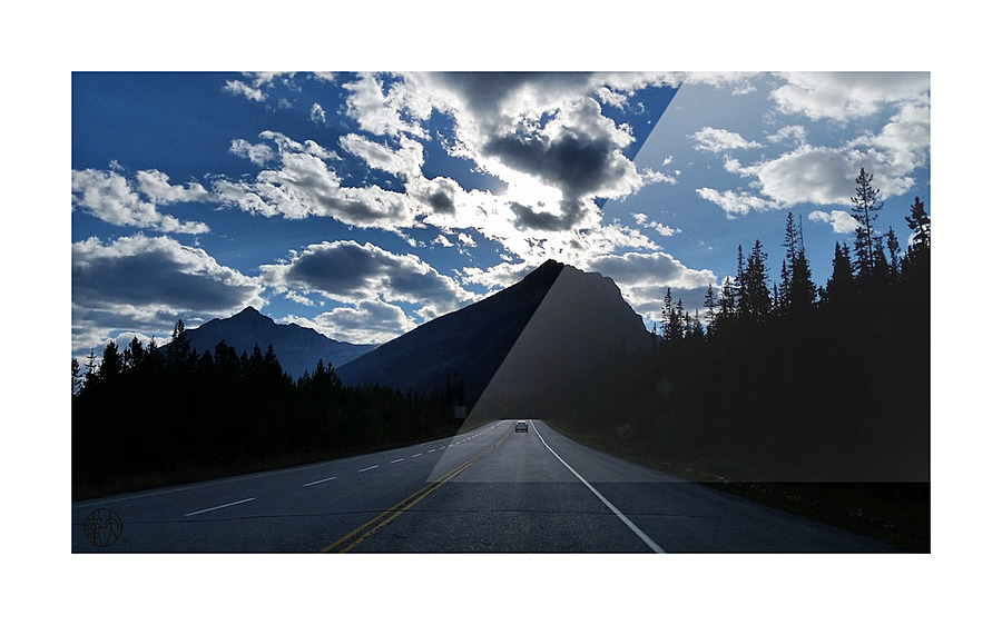 113   Open Road Picture Frame print