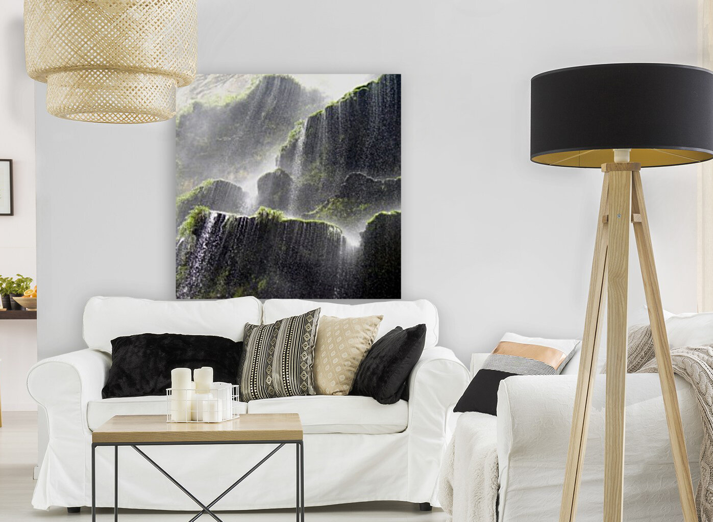 229    Cliffside Spring Waterfall Reproduction