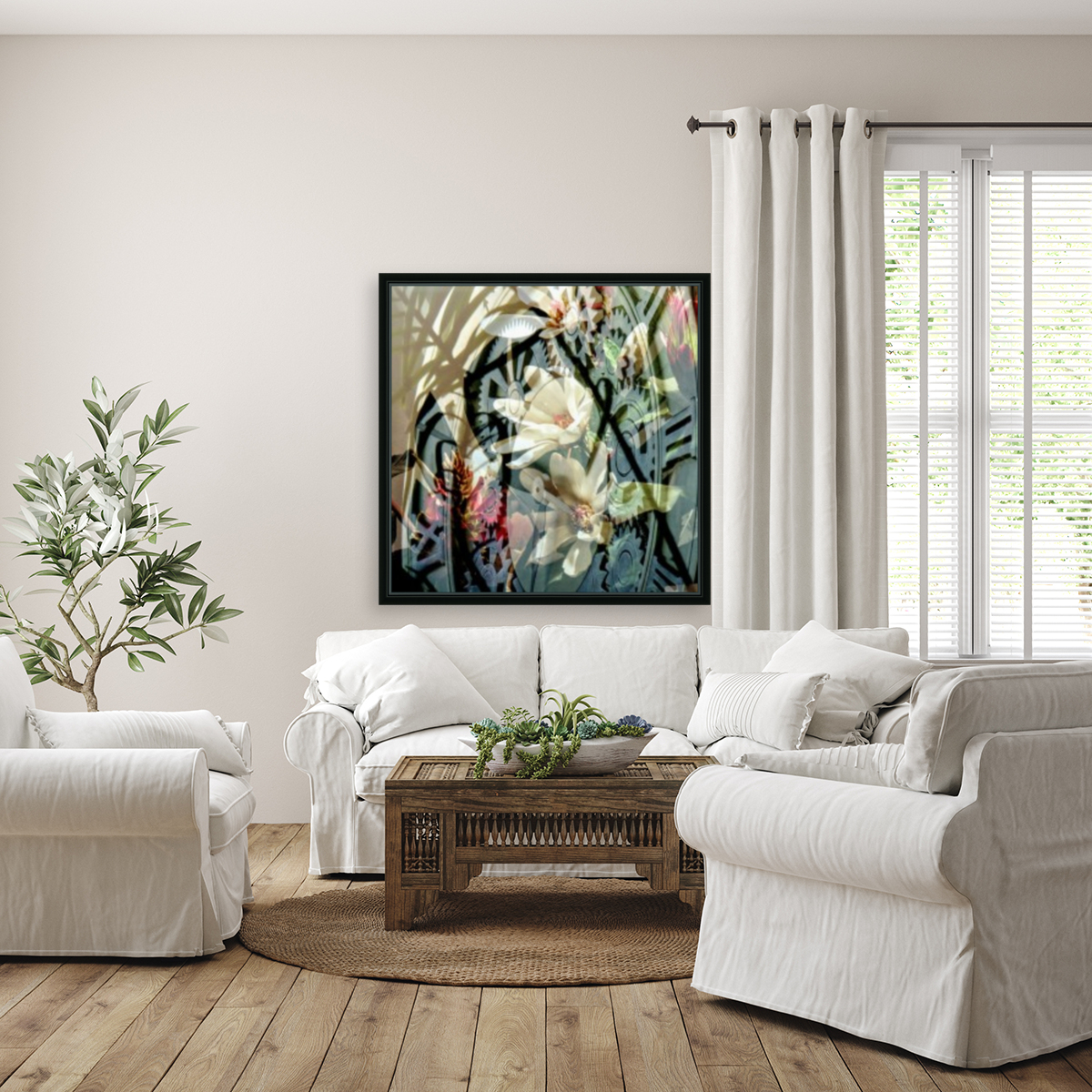 150    Flower Time Reproduction
