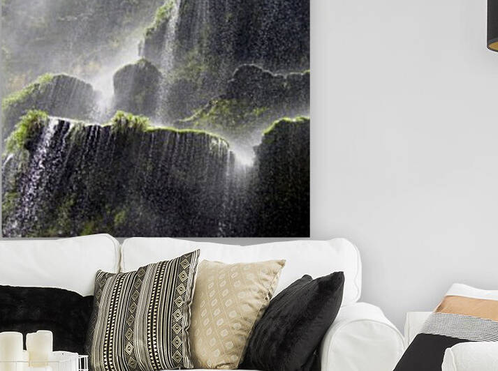 229    Cliffside Spring Waterfall Reproduction