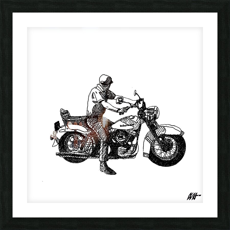 Harley Davidson Picture Frame print