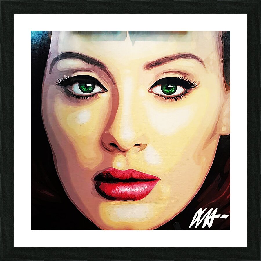 ADELE BLUE Picture Frame print