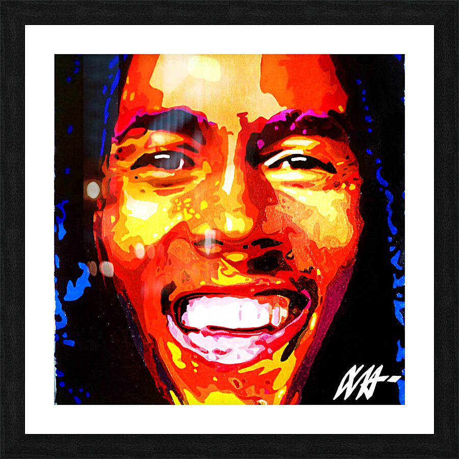 BOB MARLEY Picture Frame print