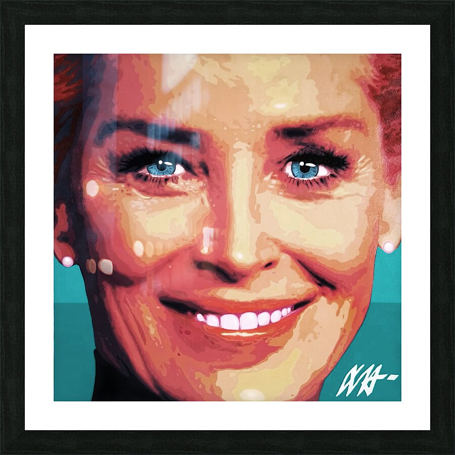 SHARON STONE Picture Frame print