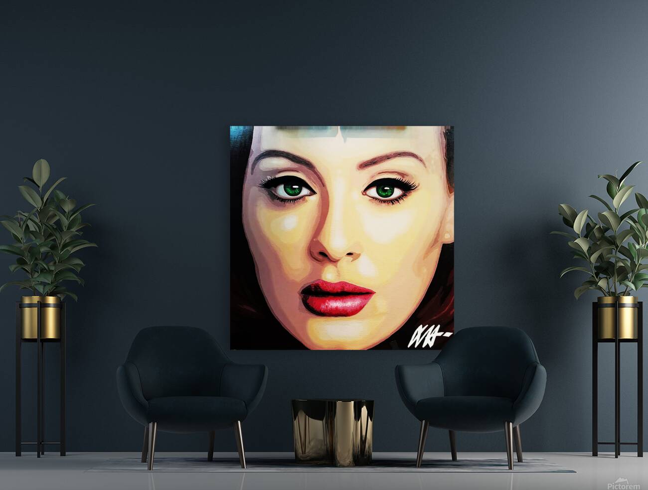 ADELE BLUE Reproduction