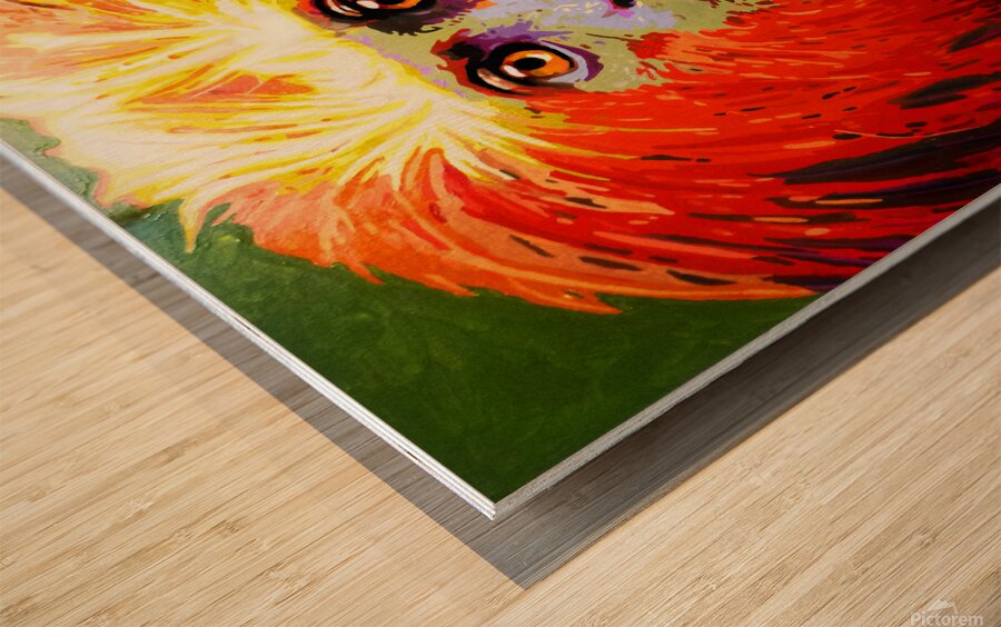 GOLDEN LION TAMARIN Wood print