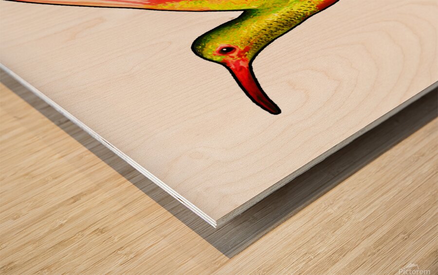 HUMMINGBIRD Wood print