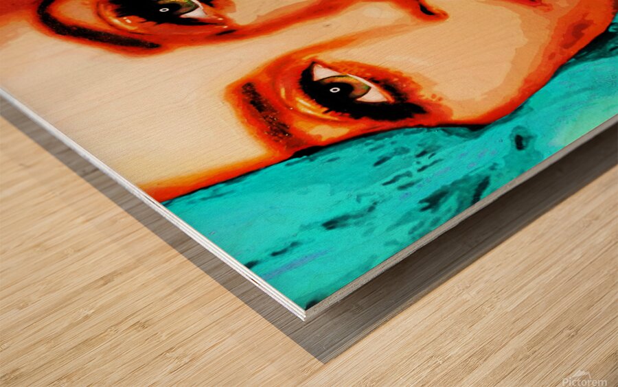 LADY GAGA Wood print