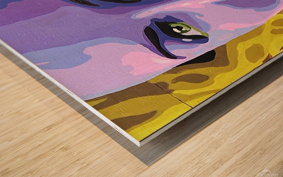 CHARLIZE THERON Wood print