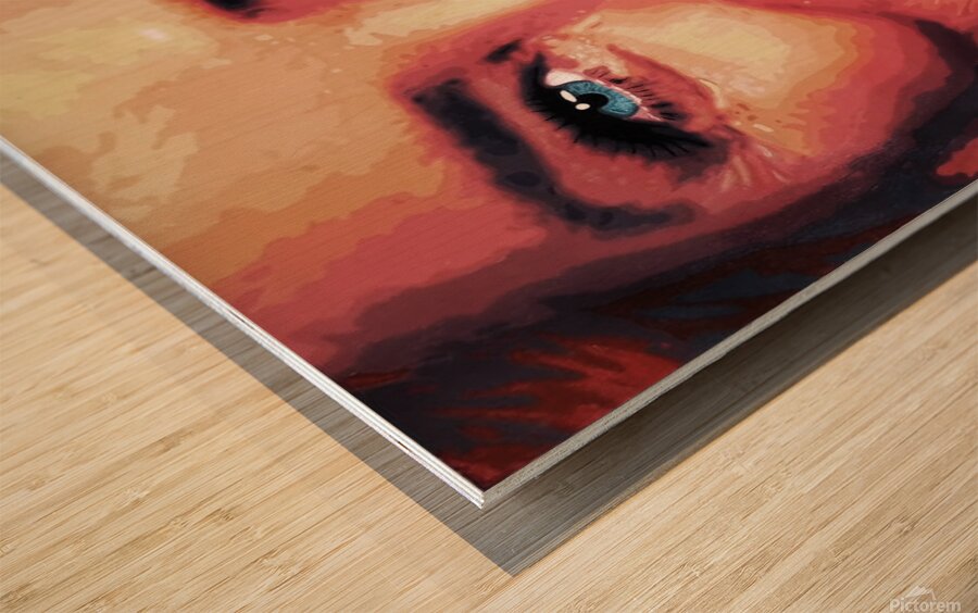 SHARON STONE Wood print