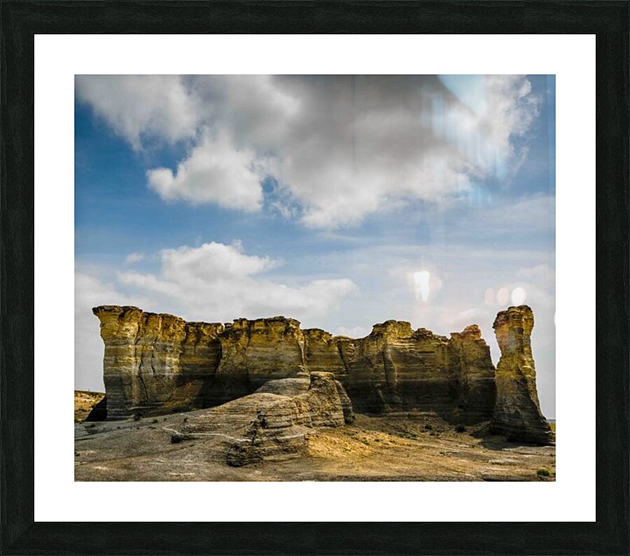 Monument Rock - Kansas Picture Frame print