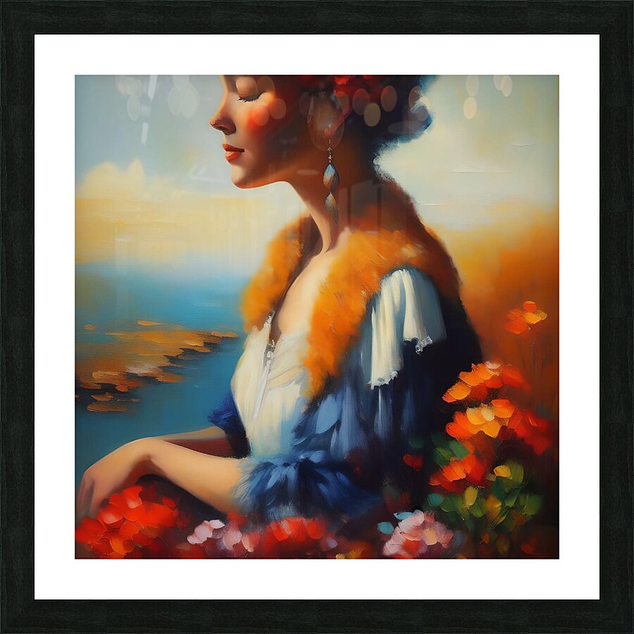 Abstract Lady Picture14 Picture Frame print