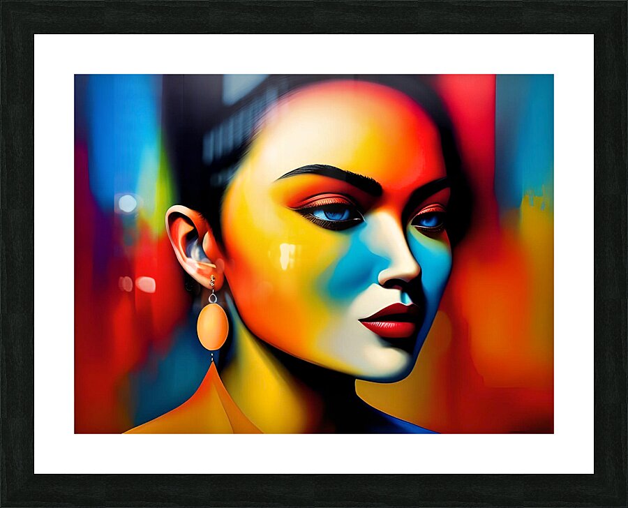 Abstract Lady Picture1091 Picture Frame print