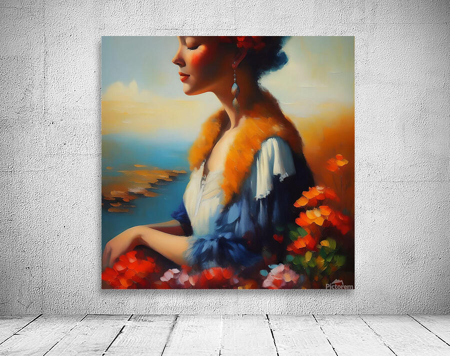 Abstract Lady Picture14 Wall Preview