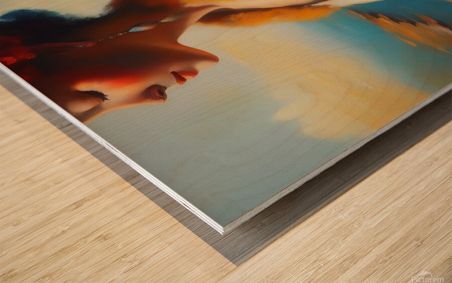 Abstract Lady Picture14 Wood print