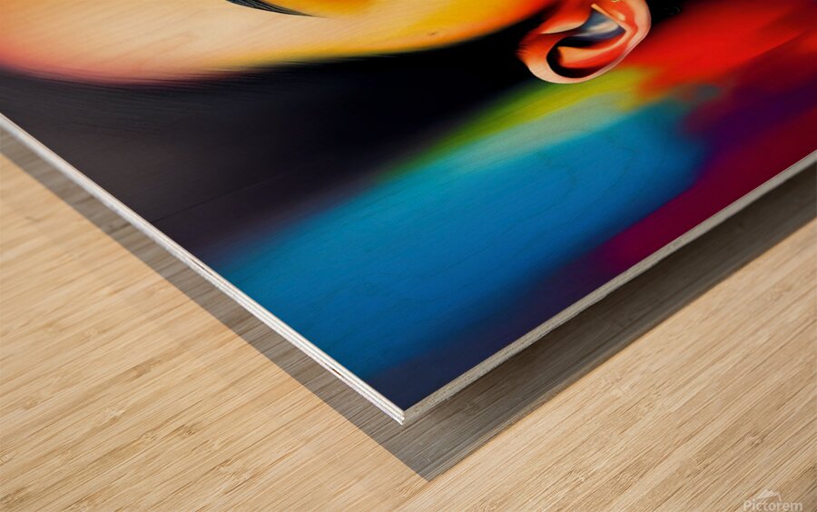 Abstract Lady Picture1091 Wood print