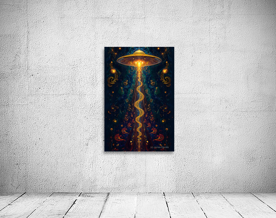 Celestial Ritual: The Shamanic UFO Vision Wall Preview