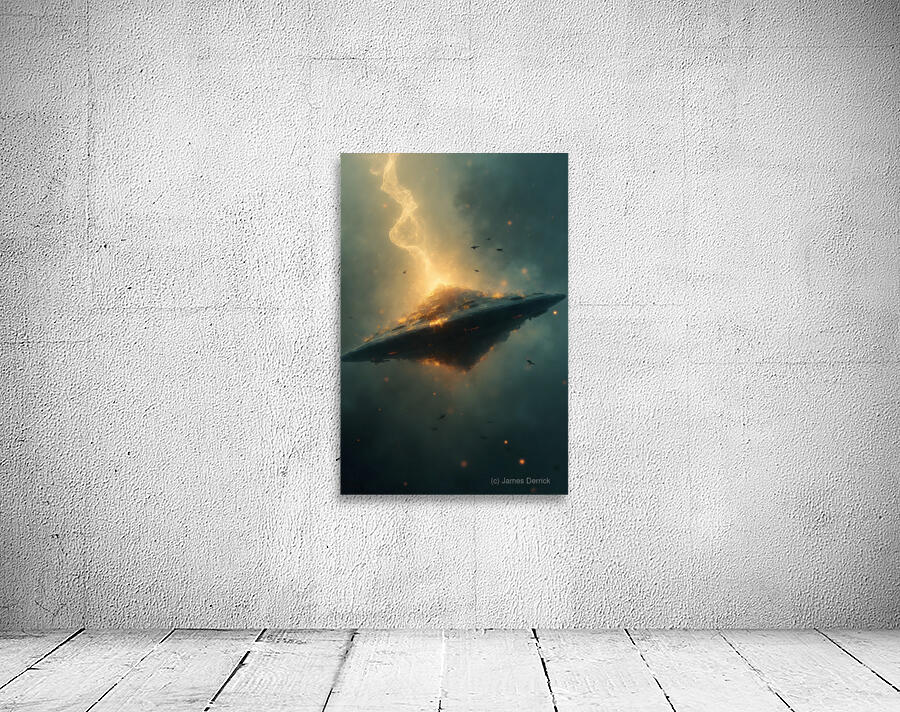 Final Descent: The Fall of an Extraterrestrial Titan Wall Preview