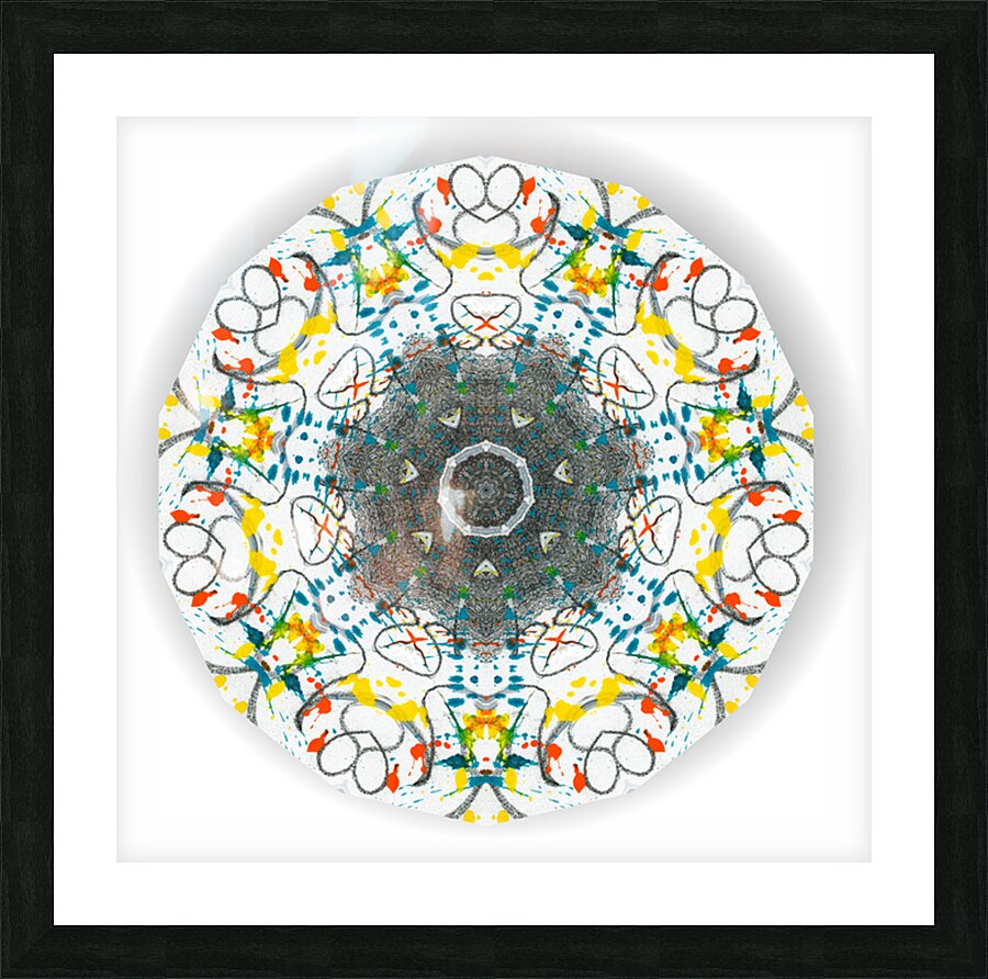 Kaleido13 Picture Frame print