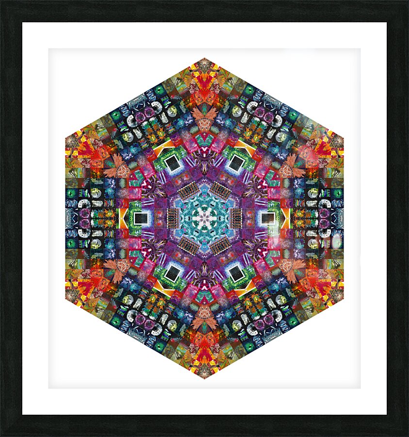 Kaleido Original Picture Frame print