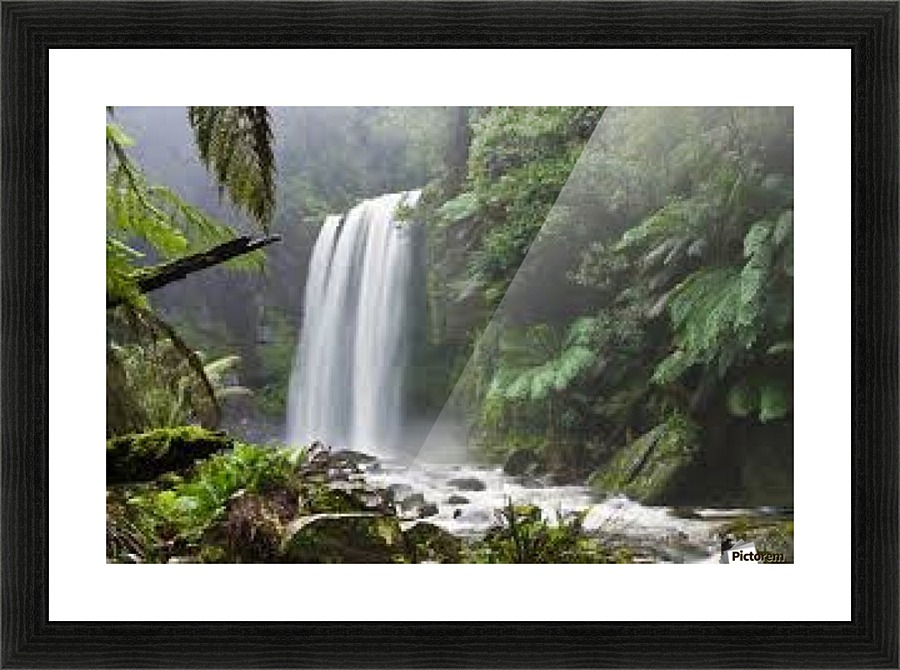 waterfall Picture Frame print